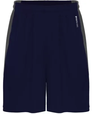 Badger Sportswear 4267 Sweatless Shorts in Navy/ graphite