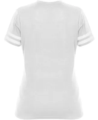 Badger Sportswear 4967 Women's Tri-Blend Fan T-Shi in Oxford/ white