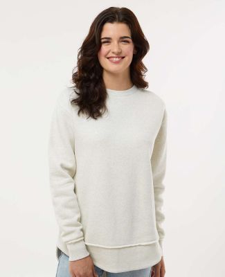 LA T 3525 Ladies' Weekend Tunic Fleece in Natural heather