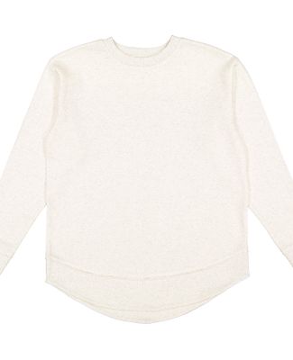 LA T 3525 Ladies' Weekend Tunic Fleece in Natural heather