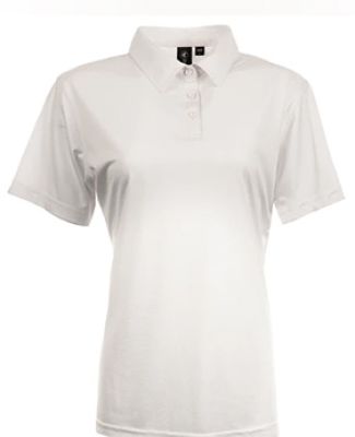 Burnside Clothing 5101 Women's Burn Golf Polo in White