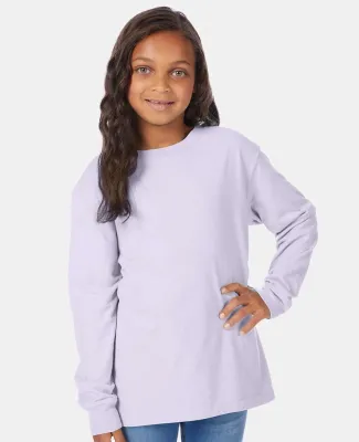 Comfort Wash GDH275 Garment Dyed Youth Long Sleeve Future Lavender
