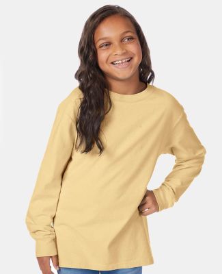Comfort Wash GDH275 Garment Dyed Youth Long Sleeve Summer Squash Yellow