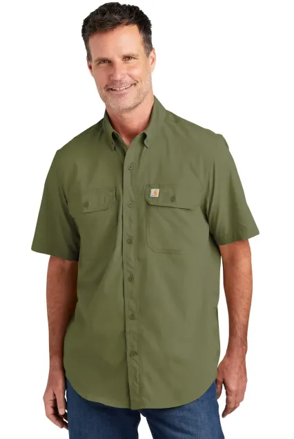 CARHARTT CT105292 Carhartt Force   Solid Short Sle BurntOlive