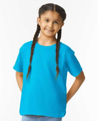 Gildan 64000B Youth Softstyle T-Shirt in Sapphire