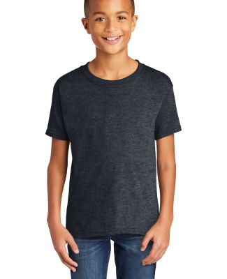 Gildan 64000B Youth Softstyle T-Shirt in Dark heather