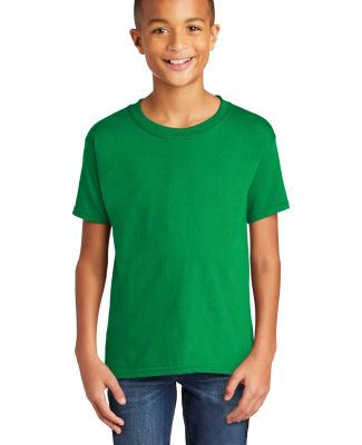 Gildan 64000B Youth Softstyle T-Shirt in Irish green