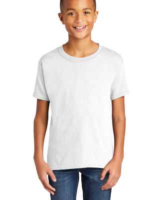 Gildan 64000B Youth Softstyle T-Shirt in White