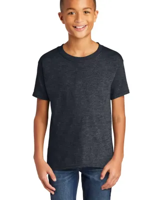 Gildan 64000B Youth Softstyle T-Shirt in Dark heather