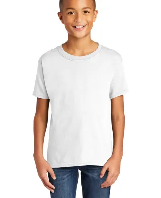 Gildan 64000B Youth Softstyle T-Shirt in White