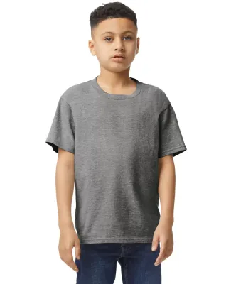 Gildan 64000B Youth Softstyle T-Shirt in Graphite heather