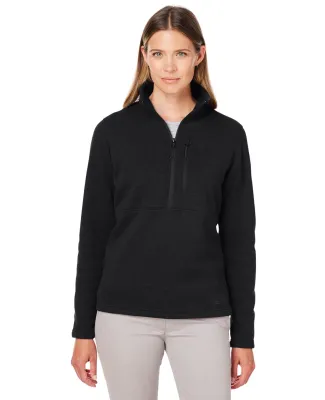 Marmot M14436 Ladies' Dropline Half-Zip Sweater Fl BLACK
