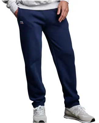 Russel Athletic 82ANSM Adult Open-Bottom Sweatpant in Navy