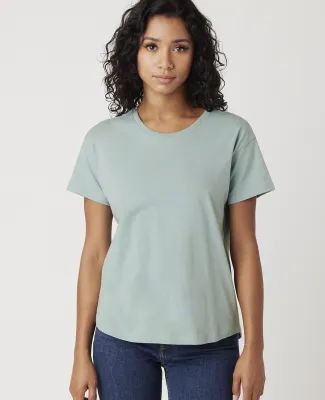 Cotton Heritage W1250 Women's Hi-Lo Tee Seafoam