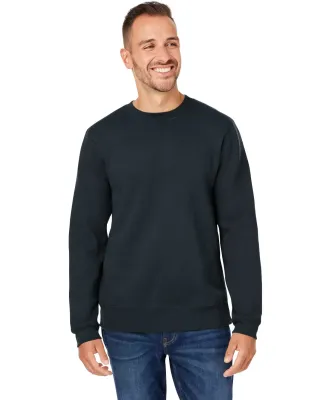 J America 8424 Unisex Premium Fleece Sweatshirt in Navy