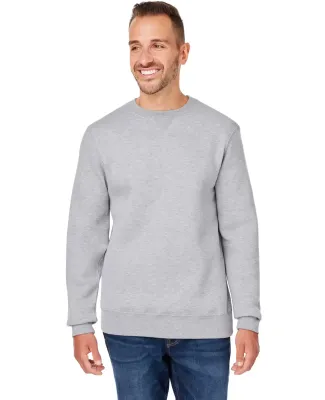 J America 8424 Unisex Premium Fleece Sweatshirt in Oxford