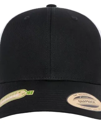 Yupoong-Flex Fit 6606R Sustainable Retro Trucker C in Black/ white