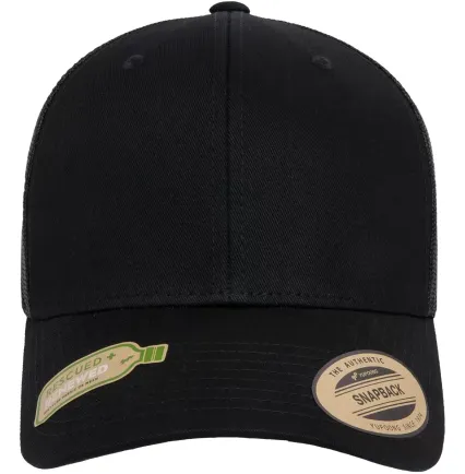 Yupoong-Flex Fit 6606R Sustainable Retro Trucker C in Black
