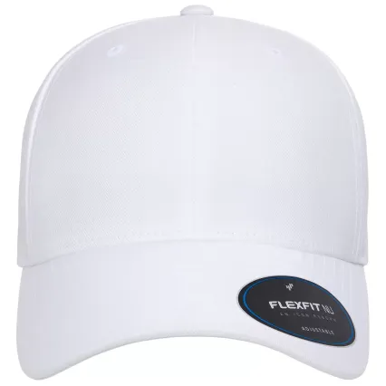 Yupoong-Flex Fit 6110NU NU Adjustable Cap in White