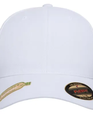 Yupoong-Flex Fit 6277R Sustainable Polyester Cap in White
