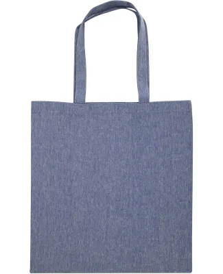 Liberty Bags 8860R Nicole Recycled Cotton Canvas T HEATHER MED BLUE