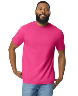 Gildan 65000 Unisex Softstyle Midweight T-Shirt in Heliconia