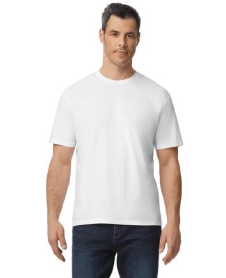 Gildan 65000 Unisex Softstyle Midweight T-Shirt in White