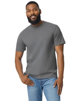 Gildan 65000 Unisex Softstyle Midweight T-Shirt in Charcoal