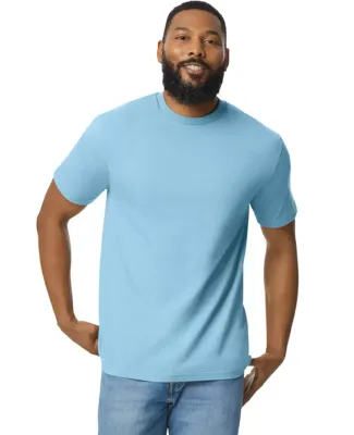 Gildan 65000 Unisex Softstyle Midweight T-Shirt in Light blue