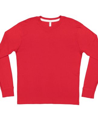 LA T 601Z Unisex Baby Rib Pajama Top in Red