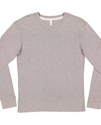 LA T 601Z Unisex Baby Rib Pajama Top in Heather