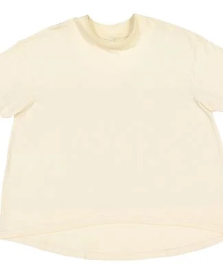 LA T 3519 Ladies' Hi-Lo T-Shirt NATURAL