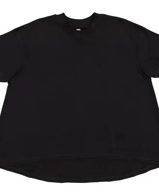 LA T 3519 Ladies' Hi-Lo T-Shirt BLACK