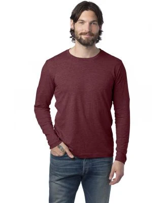 Alternative Apparel 1170CV Unisex Long-Sleeve Go-T in Heather currant