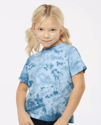 Dyenomite 330CR Toddler Crystal Tie-Dyed T-Shirt in Manhattan