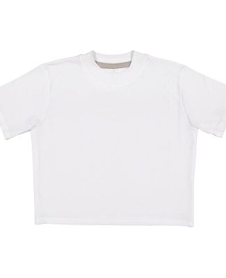 LA T 3518 Ladies' Boxy T-Shirt in Blended white