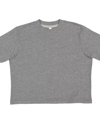 LA T 3518 Ladies' Boxy T-Shirt in Granite heather