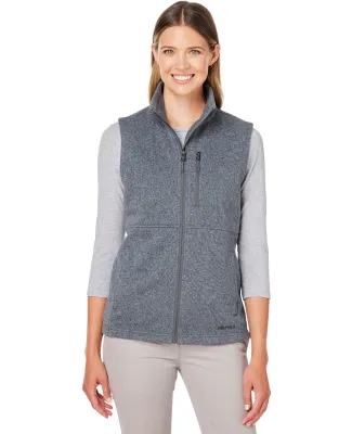 Marmot M14438 Ladies' Dropline Sweater Fleece Vest STEEL ONYX