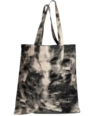 Q-Tees TD800 Tie-Dyed Canvas Bag in Stormy ash