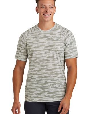Sport Tek ST375 Sport-Tek   Drift Camo Tee in White