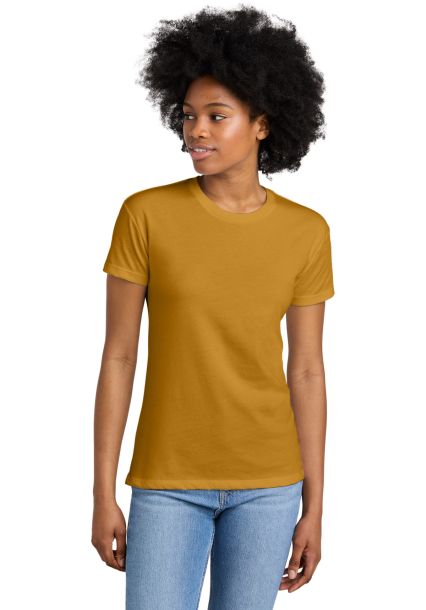 Next Level Apparel 6600 Ladies' Relaxed CVC T-Shir in Antique gold