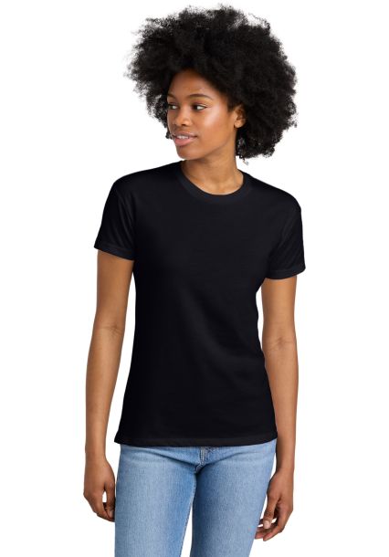 Next Level Apparel 6600 Ladies' Relaxed CVC T-Shir in Black