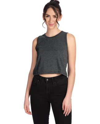 Next Level Apparel 5083 Ladies' Festival Cropped T in Charcoal