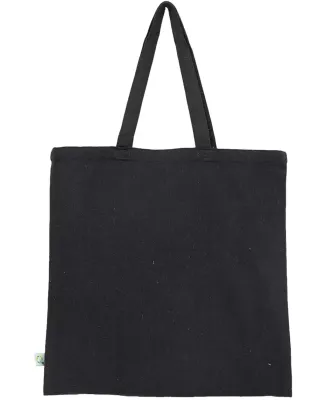 Q-Tees S800 Sustainable Canvas Bag in Black