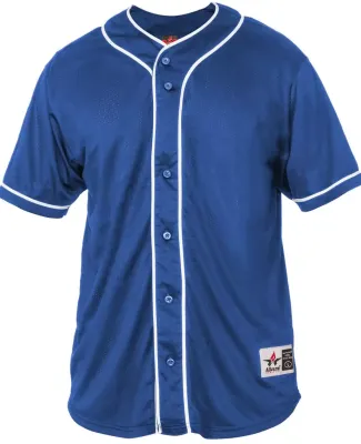 Alleson Athletic 52MBBJ Diamond Jersey in Royal/ white