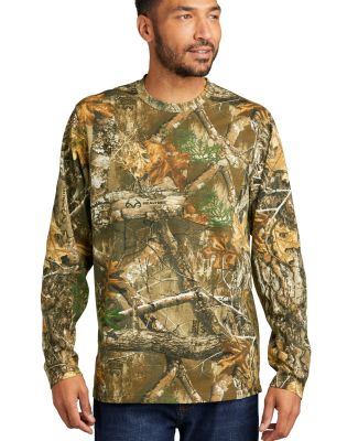 Russell Outdoor RU100LSP s Realtree Long Sleeve Po in Realtree edge
