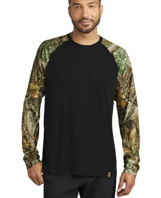 Russell Outdoor RU151LS s Realtree Colorblock Perf Blk/RTEdge