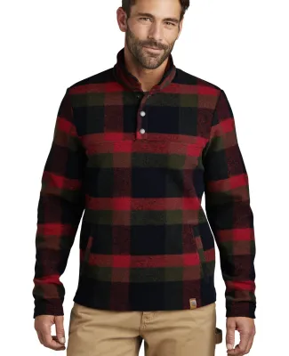 Russell Outdoor RU551 s Basin Snap Pullover RedPlaid
