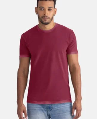 Next Level Apparel 3600SW Unisex Soft Wash T-Shirt in Washed cardinal