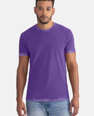 Next Level Apparel 3600SW Unisex Soft Wash T-Shirt in Washed purple rush